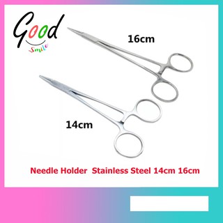 Needle Holder  Stainless Steel 14cm 16cm (พร้อมส่ง)