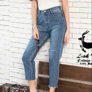 Boyfriend jeans Korea มากค่า