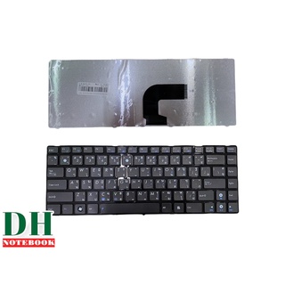คีย์บอร์ดโน๊ตบุ๊ค keyboard ASUS A43S K43S K43SA A43SA K43SJ สายแพรโค้ง TH-ENG