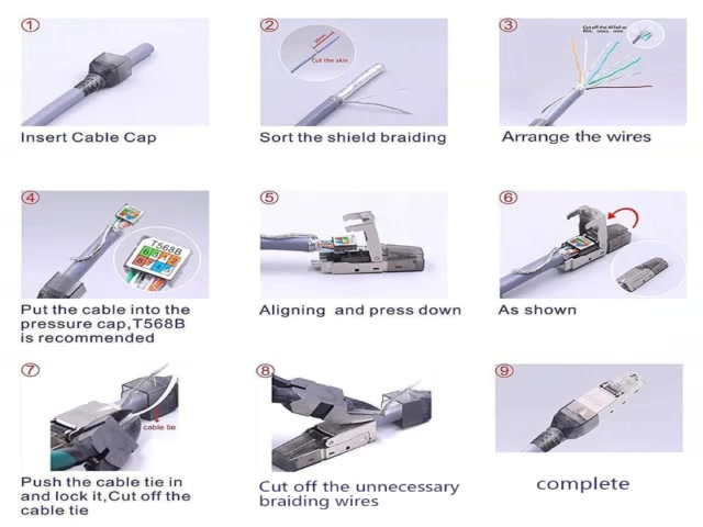 aoto-ปลั๊กเชื่อมต่อโมดูลาร์-cat7-cat7-cat6a-23-24awg