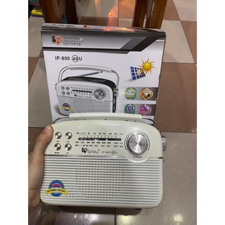 ภาพขนาดย่อของสินค้าส่ง kerry iplay รุ่น IP-800-40 วิทยุ ฟังเพลง ธรรมมะ FM-AM USB MP-3 SD ชาร์จโซล่าเชลล์