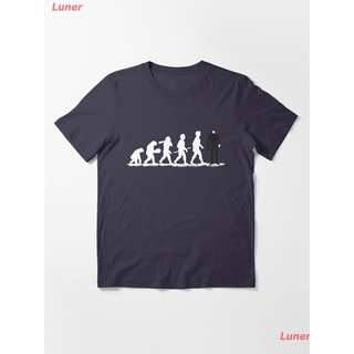 Luner เสื้อยืดยอดนิยม Evolution Borg! Essential T-Shirt Sports T-shirt