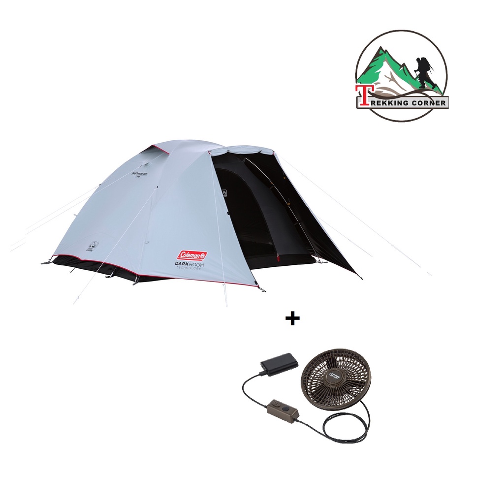 ชุดเต็นท์และพัดลม Coleman Tough Dome Air / 3025+ (New 2022) | Shopee ...