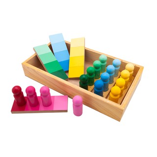 0385 ตุ๊กตาเทียบสี (ชุดเรียงสี), ของเล่นไม้, ของเล่นเสริมพัฒนาการ, ของเล่นเด็กอนุบาล, สื่อการสอนเด็กอนุบาล