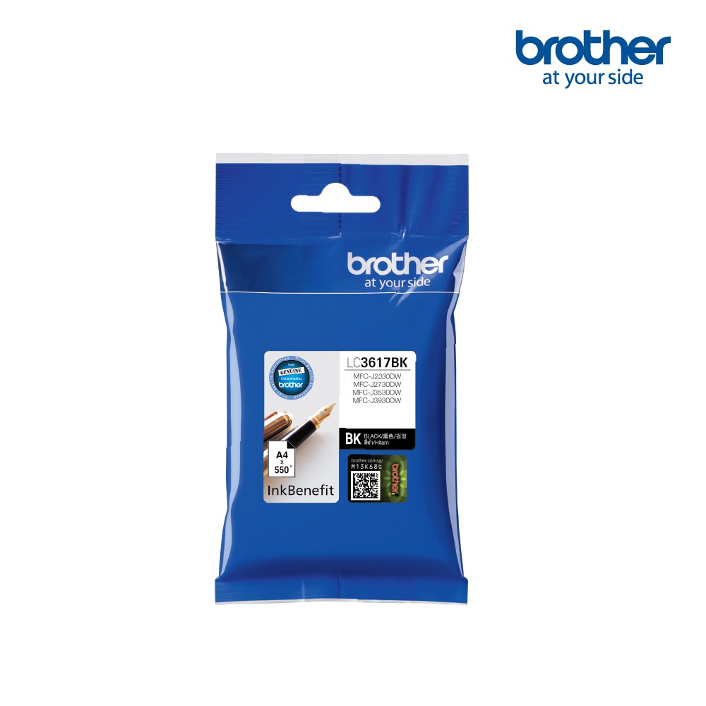 Brother LC3617BK Nero 1 pz 550 pagine Originale Cartuccia di