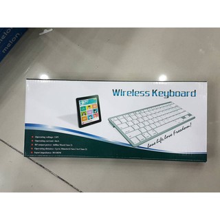 Wireless Keyboard คีย์บอร์ดบูลทูธ Keyboard Bluetooth คีย์บอร์ดไร้สาย