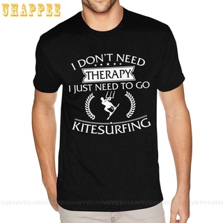 เสื้อยืดเด็กผช - ผู้ชาย tshirt oversize ฉันไม่จําเป็นต้องบําบัดฉันเพียงแค่ต้องไป kitesurfing เสื้อย