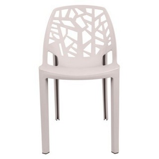 โต๊ะและเก้าอี้ เก้าอี้ SPRING AMAZON สีน้ำตาล เฟอร์นิเจอร์นอกบ้าน สวนและอุปกรณ์ตกแต่ง CHAIR SPRING AMAZON PLASTIC BROWN