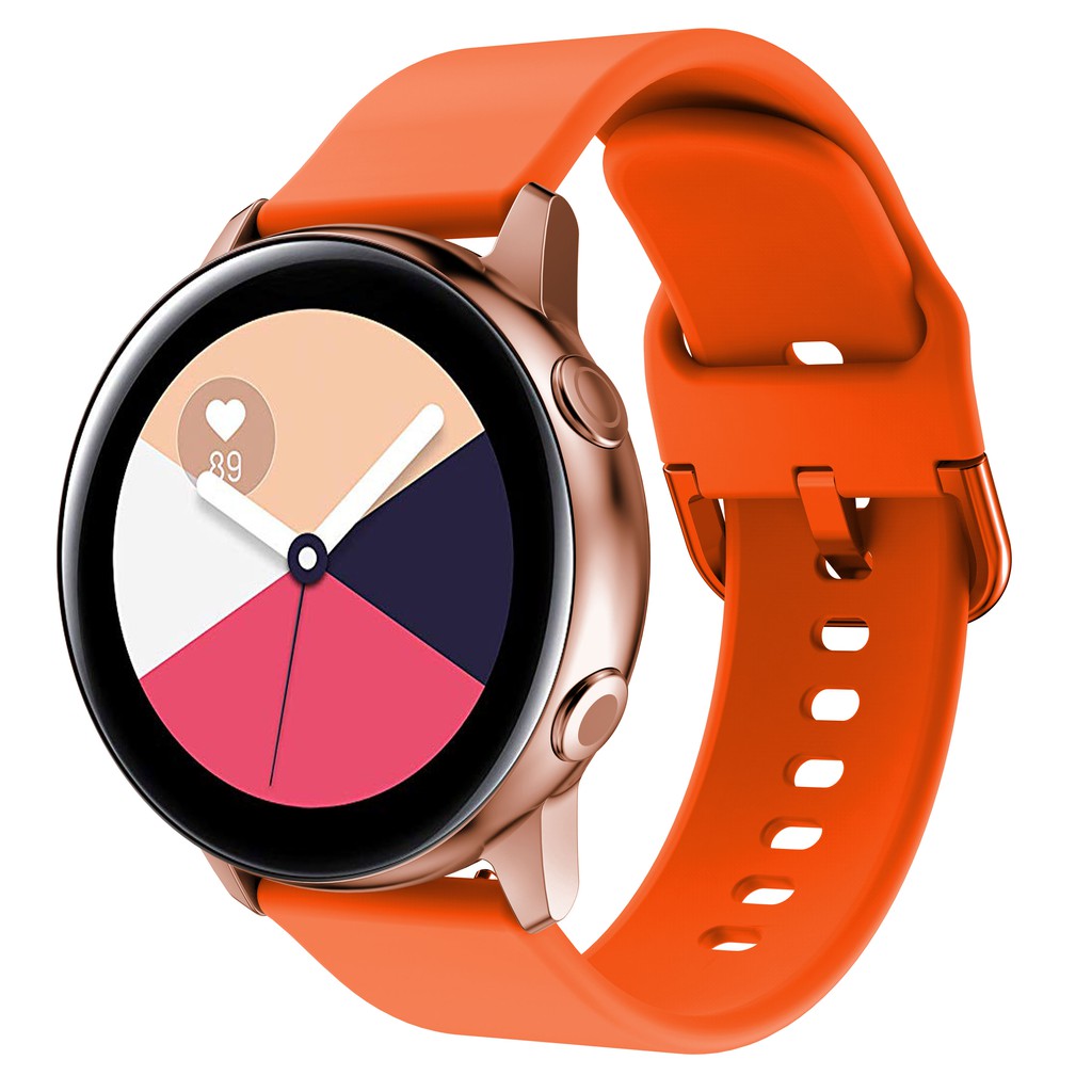 ภาพหน้าปกสินค้าสายนาฬิกาข้อมือ ซิลิโคนสำหรับ Samsung Galaxy Watch Active 2 ขนาด 40 มม./44 มม. จากร้าน jessie8814.th บน Shopee