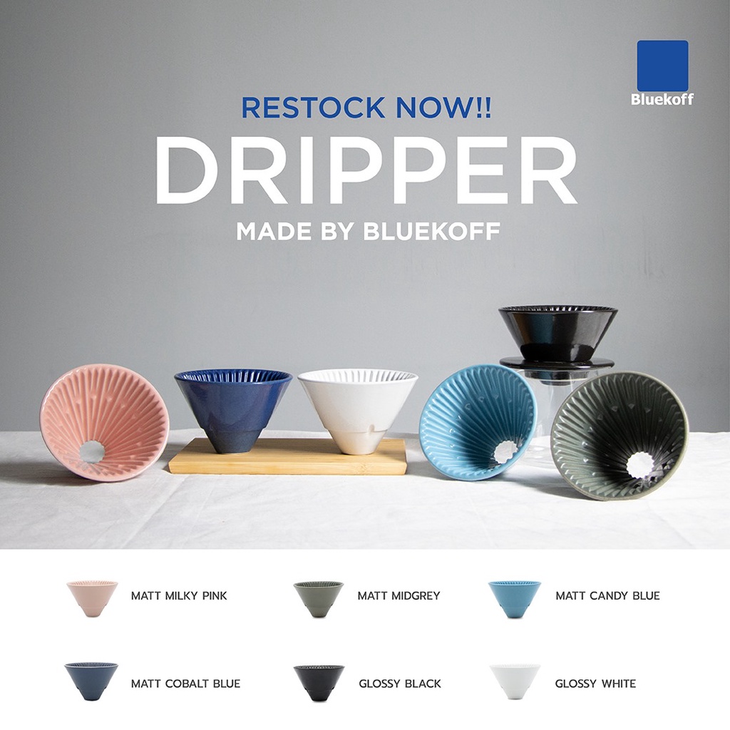 Bluekoff ฐานรองดริปเปอร์ Dripper Ring Bluekoff (Acrylic) | Shopee Thailand