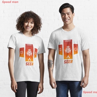 Speed man เอเพ็กซ์เลเจนส์ เสื้อapex legends Apex Legend: Seer Essential T-Shirt เสื้อยืดผู้หญิง ผู้หญิง