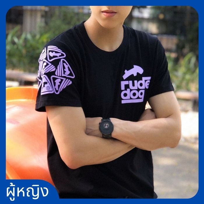 s-5xl-ลดล้างสต็อก-rudedog-เสื้อยืดผู้หญิงรุ่น-square-rude