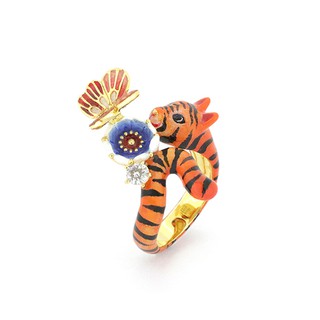 Good After Nine - Orient Romance Tiger Butterfly Ring แหวนเสือและผีเสื้อโอเรียนท์โรแมนซ์