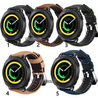 สายคล้องคอหนังแท้สายหนังแท้สำหรับ Samsung Gear Sport S4 Smart Watch