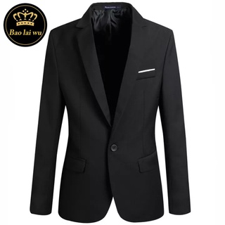 พร้อมส่ง เสื้อแจ็กเก็ตสูท สไตล์นักธุรกิจ สําหรับผู้ชาย Tuxedo MB 001 PLUS SIZE S-6XL