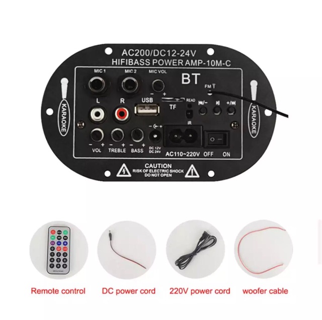 ภาพหน้าปกสินค้าแอมป์จิ๋ว เครื่องขยายเสียง บลูทูธ 300W เสียงกลางทั้ง2CH จากร้าน chittapon2540 บน Shopee