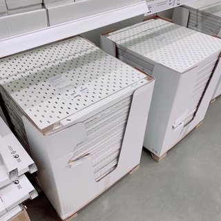 🔥รบกวนอ่านรายละเอียดก่อนสั่งครับ🔥 IKEA - SKADIS สกัวดิส บอร์ดแต่งผนังห้อง แผ่นเส้นใยไม้อัด