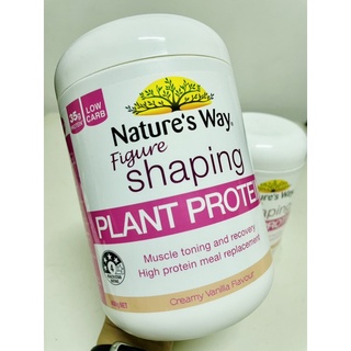 สินค้า Exp09/23✅Nature’s Way ShapingPlant Proteinโปรตีนพืชใช้ทดแทนมื้ออาหารเพิ่อสร้างกล้ามเนื้อและรักษารูปร่างรสวานิลาอร่อย