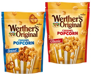 ภาพขนาดย่อสินค้าล๊อตใหม่ ป๊อบคอร์น Werther's original caramel พร้อมส่ง exp.02/2024