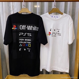 GP เสื้อยืดแขนสั้น Off White เพล5 SML