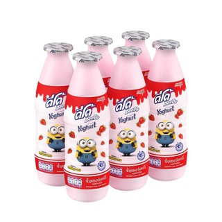 ภาพขนาดย่อของภาพหน้าปกสินค้าDeedo 20% Juice with Yogurt ดีโด้ เครื่องดื่มน้ำผลไม้ 20% ผสมโยเกิร์ต 1 แพค 300 มล. x 6 ขวด (เลือกรสชาติ) จากร้าน supermarket บน Shopee ภาพที่ 5