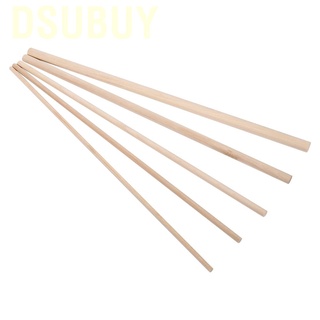 Dsubuy Wooden Dowel Rods Dowels Pole 10Pcs 30Cm Long Diy Wood Rod  Hardwood Sticks Smooth Stick Timber Round Arts Craft for Music Class Party