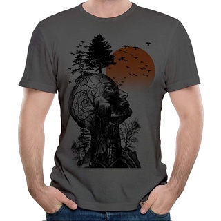เสื้อยืดโอเวอร์ไซส์Vdsfd21 เสื้อยืดลําลอง ผ้าฝ้าย แขนสั้น คอกลม พิมพ์ลาย The Hanggover Human Tree fors แฟชั่นสําหรับผู้ช