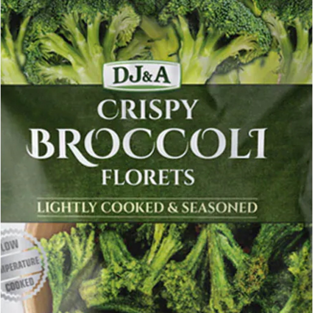 DJ&A Crispy Broccoli 130g Crispy Snackดีเจแอนด์เอ บร็อคโคลี่อบกรอบ 130 ...