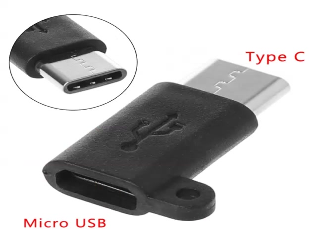 bang-อะแดปเตอร์แปลงสายชาร์จ-usb-3-1-type-c-male-to-micro-usb-2-0-type-b-female