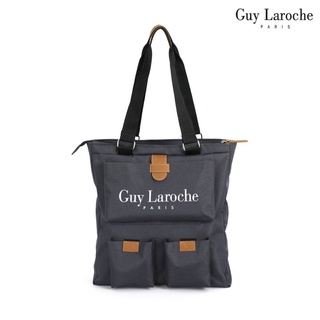 Guy Laroche กระเป๋าสะพายใบใหญ่ รุ่น MGC9004 - ( สี เทา-ดำ-น้ำเงิน)