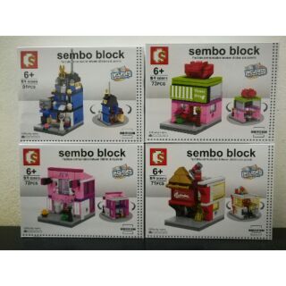 ตัวต่อเลโก้ Sembo block ร้านค้าชั้นนำ ไซค์มินิ