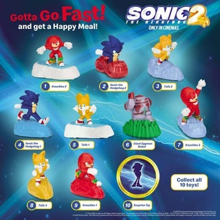 ภาพหน้าปกสินค้าของเล่นเม่นโซนิค Happy Meal McD McDonalds Sonic The Hedgehog สําหรับเด็ก ที่เกี่ยวข้อง