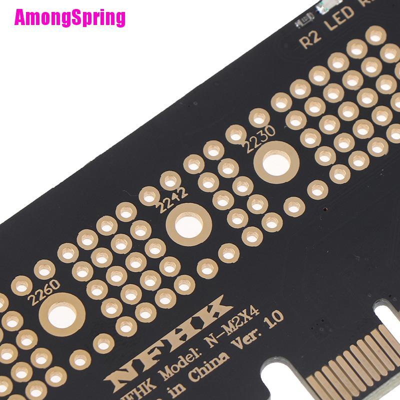 amongspring-อะแดปเตอร์การ์ดอินเตอร์เฟซ-m-2-nvme-ssd-ngff-to-pcie-3