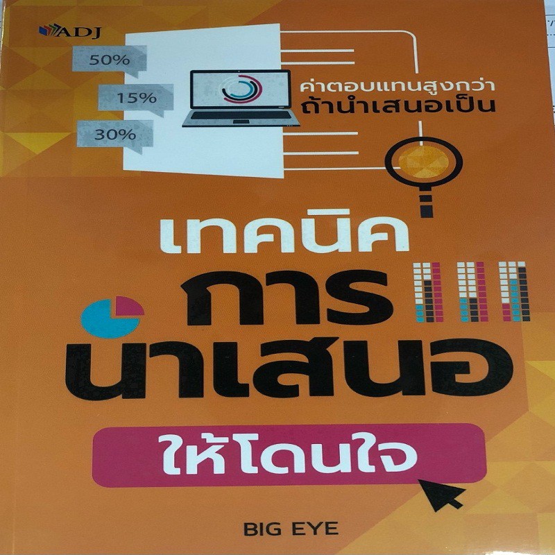 หนังสือ-เทคนิคการนำเสนอให้โดนใจ-การเรียนรู้-ภาษา-ธรุกิจ-ทั่วไป-ออลเดย์-เอดูเคชั่น