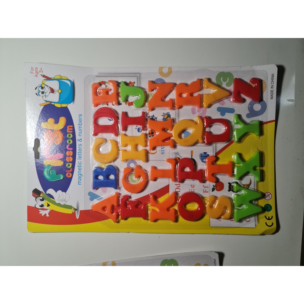 ชุด ตัวเลข และ อักษร แม่เหล็ก ตรา First Classroom (Magnetic Letters ...