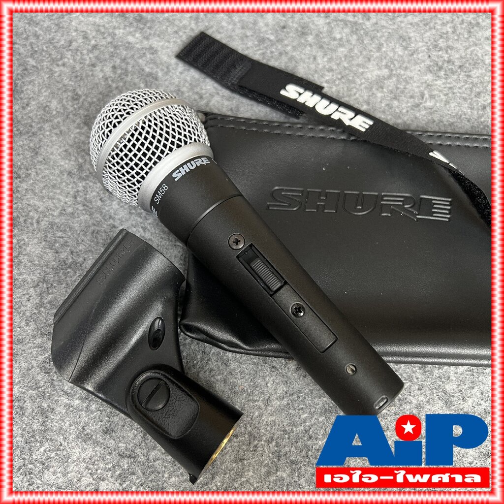 ฟรีค่าส่ง-แท้มหาจักร-shure-ไมโครโฟน-รุ่น-sm58s-sm58-sm-58-s-dynamic-microphone-ชัวร์-ไมค์-ไมค์สาย-ไมค์ร้องเพลง-ไมค์พ