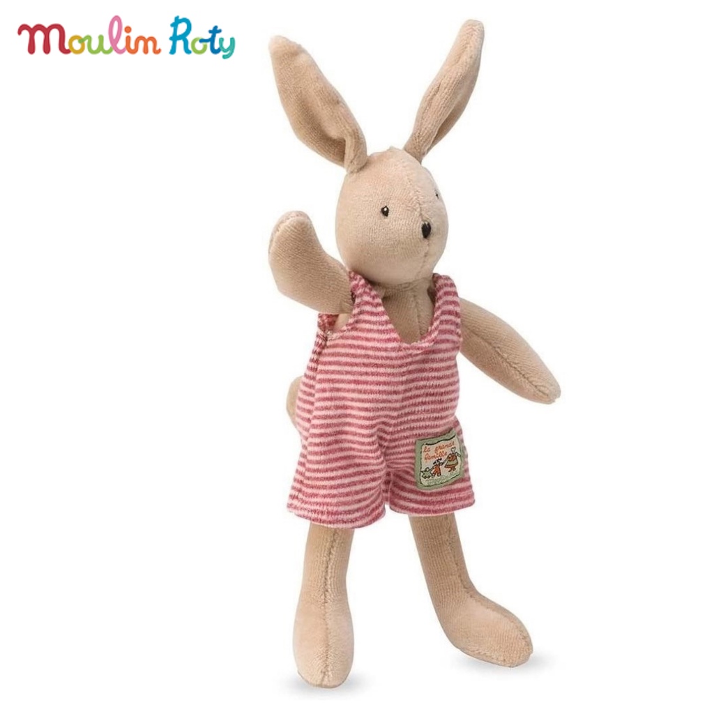moulin-roty-ตุ๊กตาออร์แกนิค-ตุ๊กตาผ้าเน่า-ตุ๊กตากระต่าย-ตุ๊กตาเด็กอ่อน-ขนาด-30cm-sylvain-la-grande-famille-mr-632027