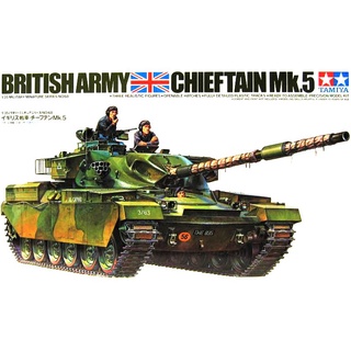 โมเดลรถถัง Tamiya TA35068 British Chieftain Mk 5 Tank Kt 1/35