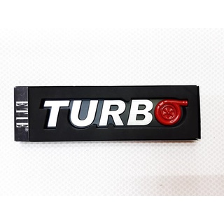 เพลส โลโก้ TURBO แบบแปะ (กว้าง3.3cmXยาว16.2cm)
