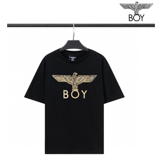 ราคาต่ำสุดBoy เสื้อยืดแขนสั้น ผ้าฝ้าย พิมพ์ลาย แฟชั่นสําหรับผู้ชาย และผู้หญิงS-3XL