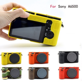 เคสยางซิลิโคนนิ่ม ป้องกันรอยขีดข่วน สําหรับกล้อง Sony A6500