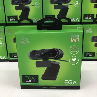กล้องเว็บแคม Webcam EGA TYPEรุ่น W1 AutoFocus  Full HD 1080Pกล้องชัดมาก(สินค้ามีพร้อมส่ง)