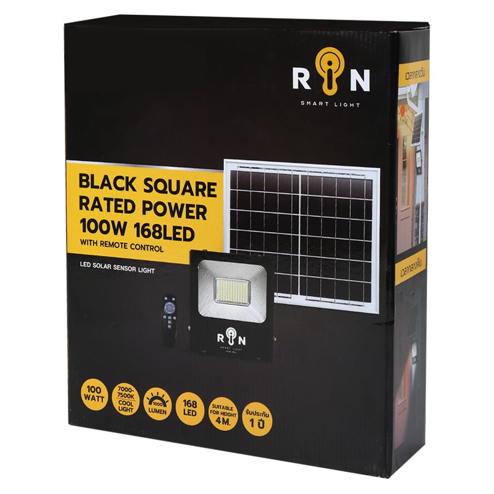 ไฟสปอทไลท์ภายนอก-สปอทไลท์-solar-rin-213051689-100-วัตต์-อะลูมิเนียม-แก้ว-สีดำ-โคมไฟภายนอก-โคมไฟ-หลอดไฟ-solar-floodlight