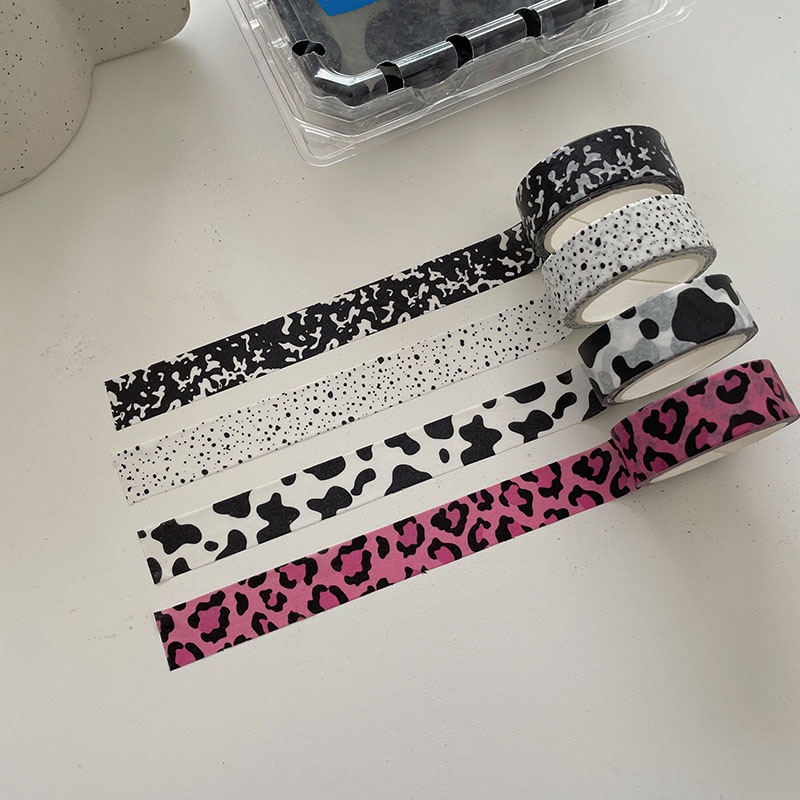 galicici-เทปสติกเกอร์-ลายเสือดาว-วัสดุdiy-สติกเกอร์ตกแต่ง