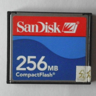 สินค้า Sandisk 256MB CompactFlash CF memory card บัตรเก็บข้อมูล