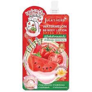 Julas Herb Watermelon BB Body Lotion SPF30PA+++ บีบีโลชั่นตัวหอมแตงโม 40 ml.