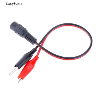 Easyturn คลิปปากจระเข้ เชื่อมต่อแรงดันไฟฟ้า Dc เป็นตัวเมีย 12V 1 ชิ้น