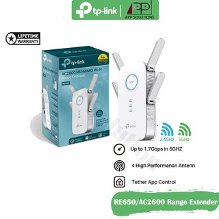 TP-LINK(ขยายสัญญาณ)Wi-Fi RANGE EXTENDER AC2600 รุ่นRE650(ประกันLifetime)