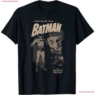 2022 Batman The Return Of Two-Face T-Shirt แบทแมน เสื้อยืดผู้ชาย ดพิมพ์ลาย ดผ้าเด้ง คอกลม ความนิยม discount