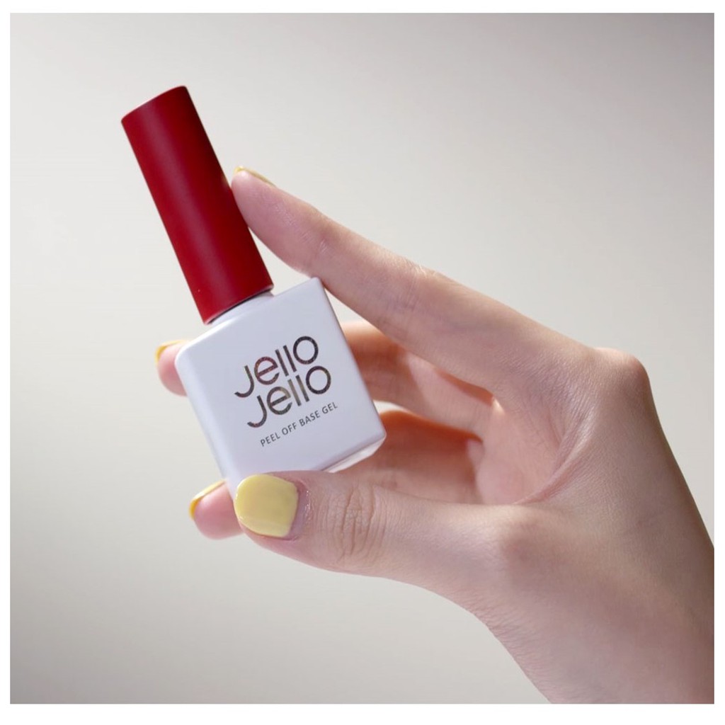 [JELLO JELLO] Peel Off Base Gel 10ml Made in Korea Korean Beauty Premium Nail Polish 456G